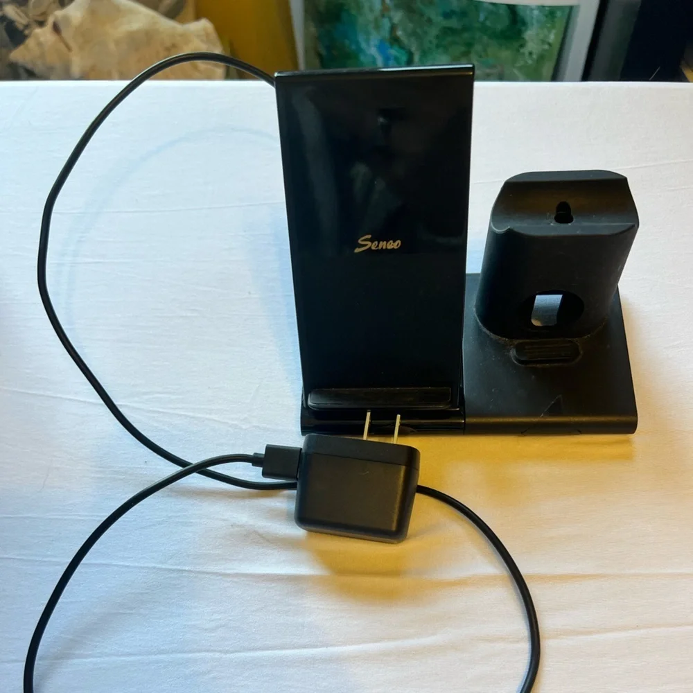 3/$15 Sense Black Charging Dock with Cable
